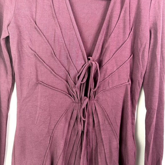 Venus‎ burgundy blouse size XS - Picture 2 of 5